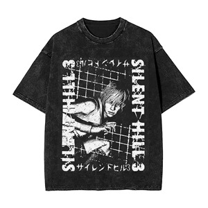 T-shirt unisexe coupe ample et carrée pour homme, écologique, respirant, séchage rapide, manches courtes, style streetwear hip-hop, mode été - Product Image 6