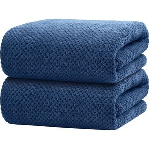 Ultra Soft <b>Microfiber</b> Bath <b>Towel</b> Set 2 Pack (27 X 54 Inches) Lightweight Quick Drying Highly Absorbent Sports <b>Towels</b> - Product Image 1