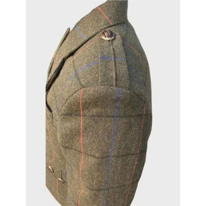 Chaqueta y Chaleco Kilt de Tweed con Diseño Argyle para Hombre, Estilo Escocés Tradicional de las Tierras Altas, Chaquetas Kilt para Niños - Product Image 2