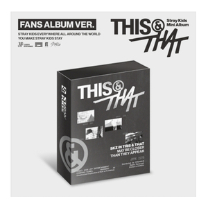 Stray Kids-THIS & That (VERSIÓN PARA FÃS) Pop Coreano para Todas las Edades - Product Image 1