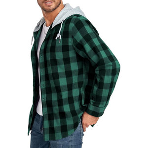 Sweat-shirts en flanelle doublés de polaire doux, dotés d'une construction chaude, de manches confortables et de coutures durables. - Product Image 3