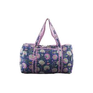 Elegante Bolsa de Viaje de Fin de Semana Estilo Vintage Ecológica, de Lona de Algodón Suave con Cierre de Cremallera para Viajeros, Otoño - Product Image 2