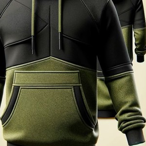 Sudaderas con Capucha Personalizadas de Algodón 100% para Hombre, Estilo Casual de Invierno, Color Sólido, Alta Calidad para Adultos - Product Image 5