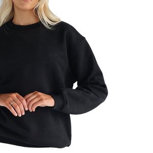 Sudaderas con logotipo personalizado 2025, jersey de cuello redondo liso de gran tamaño de lana de algodón pesado de alta calidad, técnica bordada - Product Image 4