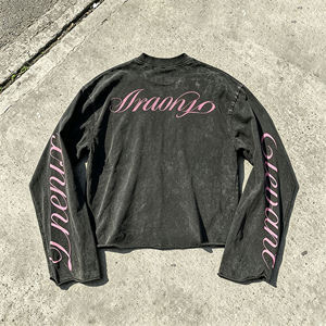 Sudadera con Capucha Premium Vintage Lavada, de Forro Polar, Algodón Grueso, Corte Regular, Estilo Urbano, Transpirable y de Secado Rápido - Product Image 3