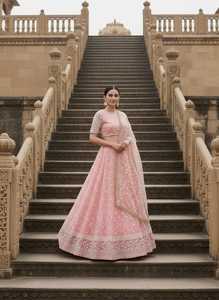 Lehenga Choli de diseñador para mujer, Lehenga Choli, Lehenga indio estilo Bollywood listo para usar, Lehenga para boda - Product Image 4