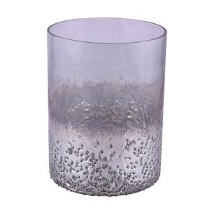 Portavelas de vidrio de 3 Mechas Portavelas Ligero de acero inoxidable Portavelas de metal T-Light - Product Image 1