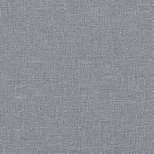 Tabourets et poufs en tissu gris clair 27.6 "x 21.7" x 16.1 "Tabourets et poufs - Product Image 6