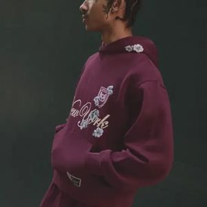 Sudadera con capucha de algodón 100% de fabricación propia, unisex, con hombros caídos, personalizada, de peso pesado, oversize, lisa para bordar - Product Image 1