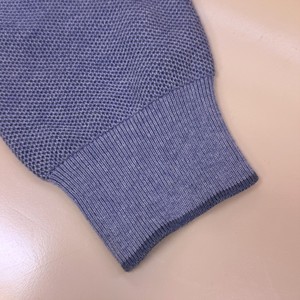 Suéter Personalizado con Logotipo OEM para Hombre, 100% Algodón, Corte Regular, Manga Larga, Cierre de Cremallera de un Cuarto, Cuello Alto Simulado, Antiarrugas, Otoño - Product Image 6