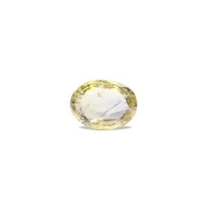 Loose 5.78 Ct Oval Cut Yellow Sapphire Gemstone for Fine Jewelry - Product Image 2