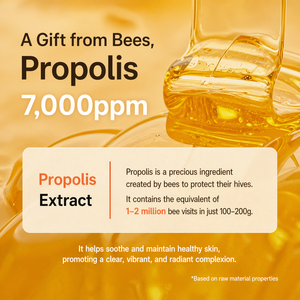 Sérum à l'extrait de propolis d'abeille naturel, réparateur de la barrière cutanée, hydratant, apaisant, éclatant, pour peaux ternes et fatiguées, 100 ml - Product Image 4