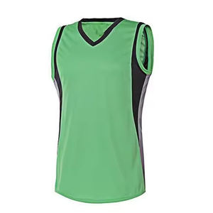 Uniforme de Voleibol Personalizado al por Mayor para Hombre, Conjunto de Camiseta sin Mangas y Pantalones Cortos de Poliéster Transpirable, Ropa Deportiva Sublimada para Equipo - Product Image 3