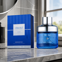 Deold Deep Blue Ocean OEM Étiquette personnalisée Vente en gros 85ml Parfum pour homme boisé marin EDP