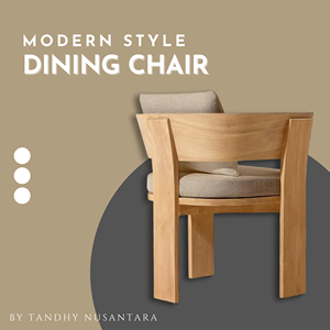 Silla de comedor escandinava de material ecológico de alta calidad para muebles de exterior e interior, hecha en Indonesia. - Product Image 4