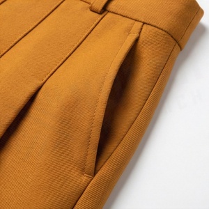 Mini-jupe plissée taille haute pour femme, couleur unie, tissée, coupe trapèze, style décontracté toutes saisons - Product Image 5