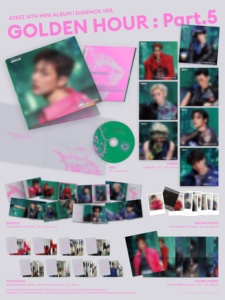 [อัลบั้มต้นฉบับของเกาหลี] ateez-Golden Hour: Part 5 (digipack ver.) - Product Image 4