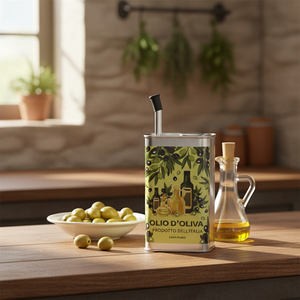 [Holar] Taiwan Made Vintage Rectangle Shaped Non-Drip Stainless Steel <b>Oil</b> Dispenser <b>Bottle</b> <b>for</b> <b>Kitchen</b> - Product Image 4