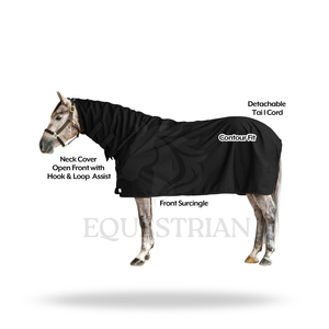 Manta de Nailon para Caballo, Personalizada, Ligera, con Cubrecuello, para Uso en Establos y al Aire Libre en Verano - Product Image 3