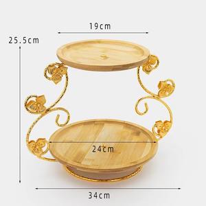 Panier à fruits et en-cas en bois et métal, alliant fraîcheur et design intemporel, un accessoire de cuisine essentiel. - Product Image 6