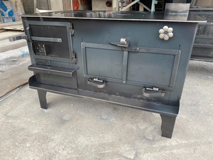 Extra Large Wood Stove, Wood Burning Cooking Oven, Handmade <b>Kitchen</b> Stove - Product Image 4