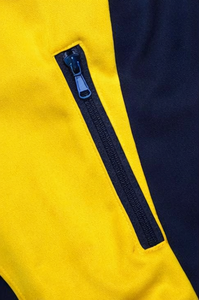 Jogging Streetwear Color Block Unisexe Haute Qualité 100% Coton Impression Personnalisée Coupe-Vent Anti-Transpiration Survêtement Hiver 2-en-1 - Product Image 4