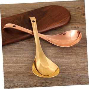 Cuillère à riz en acier inoxydable à long manche, grande spatule de service pour la cuisine, idéale pour les restaurants et la restauration - Product Image 2