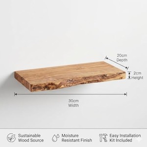 Hand-Painted Acacia Wood Bohemian Floating <b>Shelf</b> Wholesale | Moradabad - Product Image 2
