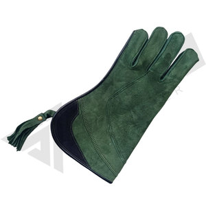 Guantes de Cetrería de Cuero Genuino de Doble Capa de Alta Calidad con Logotipo Personalizado, Ecológicos, para las Cuatro Estaciones, Protección hasta el Codo, para Halcón - Product Image 2
