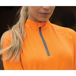 Camisetas de Manga Larga con Cierre, Personalizables, de Primera Calidad, Color Sólido, Alta Durabilidad, Transpirables, Absorbentes de Sudor, para Mujer, Equitación - Product Image 2
