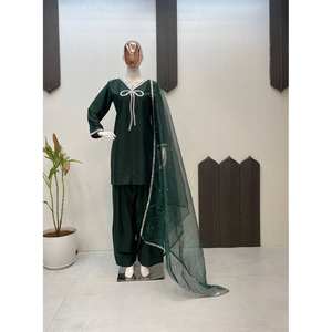 Conjunto Dupatta de diseñador para mujer - Product Image 1