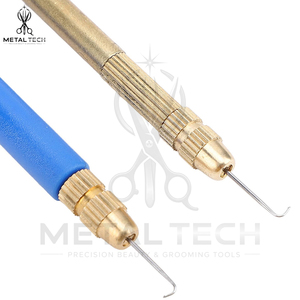 Juego de Agujas de Ventilación Profesionales con Mango Metálico, Agujas de Acero para Extensión de Micro Anillos, Herramienta para la Elaboración de Pelucas Lace Front - Product Image 3