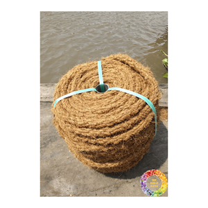 Cuerda de fibra de coco-Fuerte y duradera para exteriores 100% Cuerda trenzada de fibra de coco de alta calidad - Product Image 2