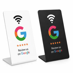 Expositor Acrílico Impermeable con NFC para Reseñas de Google, Pantalla de Retroalimentación de Clientes sin Contacto, para Mostrador de Negocio, Tarjetas de Membresía y Tarjetas de Crédito - Product Image 3