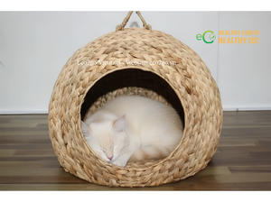 Comodidad Artesanal para Mascotas |   Cama para Mascotas de Jacinto de Agua |   Forma Personalizada y OEM - Product Image 2
