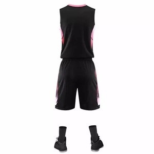 Professional Basketball Uniform Set Game Day Jerseys Shorts Breathable Moisture Wicking 100% <b>Polyester</b> Fabric Adult Men's - Product Image 6