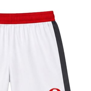 White <b>Red</b> Lacrosse Shorts for Men Professional Athletic Team Shorts Lightweight Breathable Sports Uniform Training Match Wear - Product Image 6