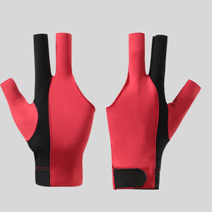 Guantes de Billar de PVC Ligeros, Transpirables, Anti-Snooker, Personalizables, de Tres Dedos, para Bolas de Snooker de 25 mm - Product Image 1