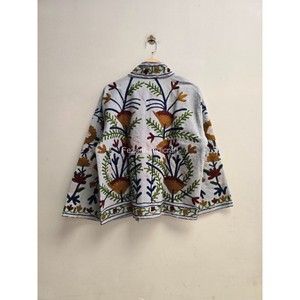 Hand <b>Stitch</b> Cotton Jackets Uzbek Embroidery Jacket <b>Coat</b> Boho Chic Jacket Unisex Winter Jacket - Product Image 4