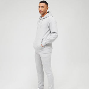Custom Plain Solid Casual Tracksuit <b>Set</b> for Streetwear OEM Low MOQ Logo Print <b>Embroidery</b> Factory Personalized Sportswear - Product Image 3
