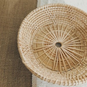 Eco Friendly Natural Rattan Serving Tray Best Quality Handmade Elegant Home Kitchen Serving <b>Storage</b> Tray - Product Image 2