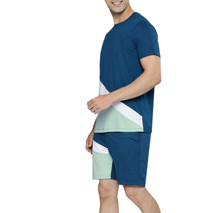 Factory direct supply Latest Fashion Wear Breathable Custom Made Summer <b>Set</b> For Men Solid Color Wholesale Men Summer <b>Set</b> - Product Image 1