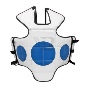 Protège-poitrine de boxe professionnel avec logo personnalisé, équipement d'entraînement d'arts martiaux, antidérapant, respirant, en cuir de haute qualité - Product Image 6