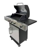 Brasero extérieur à bois avec support pliable, grille de cuisson et design compact pour le camping et les pique-niques