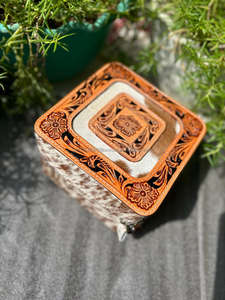 Nouveau Style occidental fabriqué à la main cheveux usinés sur la peau fourrure cuir boîte à bijoux mignon à la mode voyage bijoux essentiels stockage minimal - Product Image 6