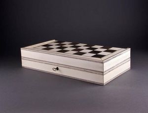 Nouvelle Arrivée : Boîte à Bijoux Rectangulaire en Résine avec Incrustation, Motif Géométrique Noir et Blanc, Dernier Cri, Rangement pour Bijoux - Product Image 1