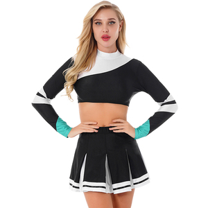 Ensemble de cheerleading pour filles avec logo personnalisé – Tenue de cheerleading scolaire professionnelle pour les compétitions et les activités - Product Image 1