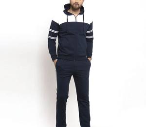 Ensembles de survêtements décontractés en molleton imprimé respirant et léger à col zippé, prix de gros bas, conception OEM - Product Image 1