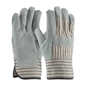 Guantes de Seguridad Industriales Resistentes de Cuero Vacuno con Forro de Algodón y Material de Aramida, Nuevo Diseño Canadiense para Protección de Manos y Cuerpo - Product Image 5