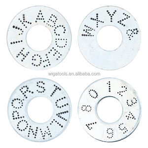 [WIGA]DEN-36 Poinçon en acier à lettres et chiffres pointillés de 12 mm pour marquage sur métal - Product Image 2